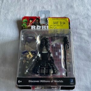 Black Roblox Action Figure Open Box